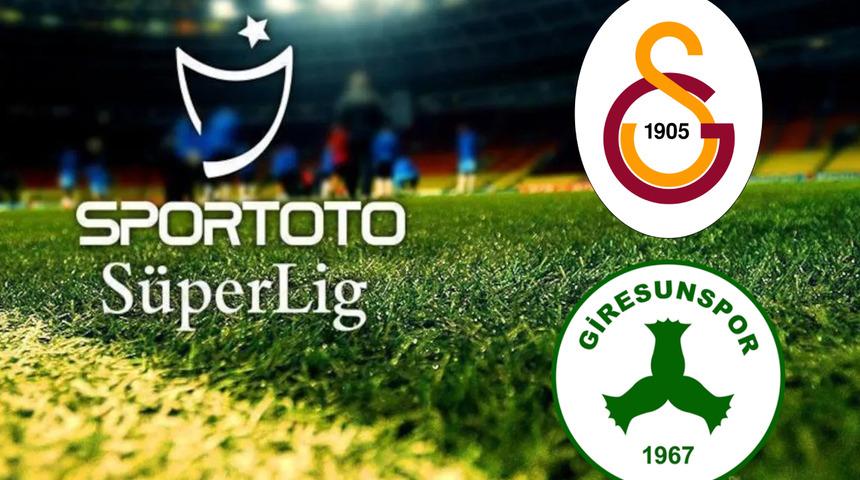 Galatasaray Giresunspor maçı bu akşam saat kaçta ve hangi kanalda canlı izlenecek?