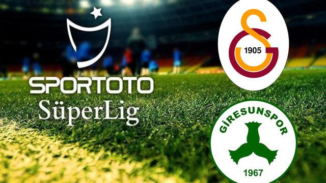 Galatasaray Giresunspor maçı bu akşam saat kaçta ve hangi kanalda canlı izlenecek?