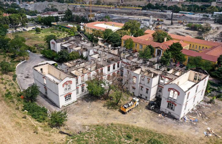 Yangında zarar gören Balıklı Rum Hastanesi yılbaşına kadar eski haline getirilecek G1