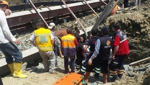 Baraj inşaatında göçük