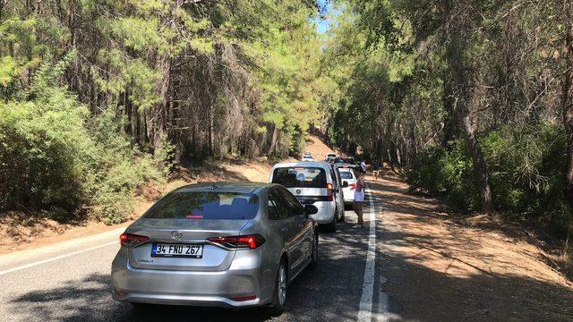 Phaselis Antik Kenti'nde turistler yoğunluk oluşturdu