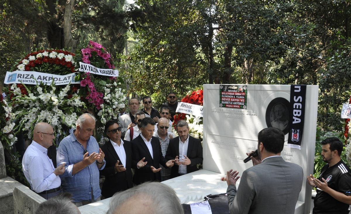 Beşiktaş'ın efsane başkanı S&uuml;leyman Seba, vefatının 8. yılında anıldı