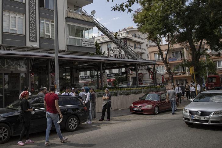 Başkentte pastanede çıkan yangında bir kişi yaralandı G2