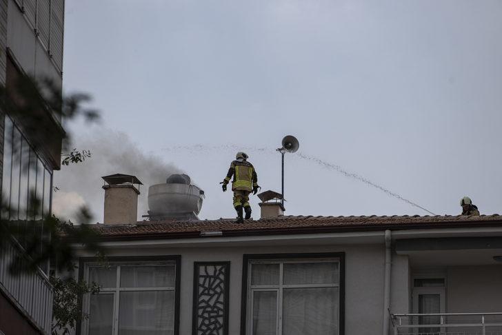 Başkentte pastanede çıkan yangında bir kişi yaralandı G3