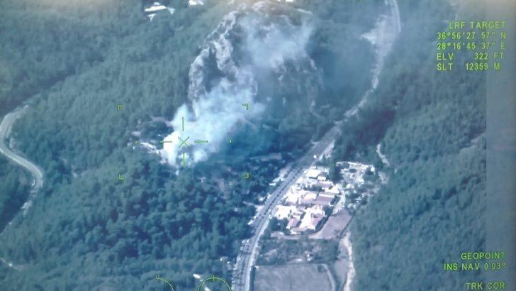 Marmaris'te ormanlık alanda çıkan yangın söndürüldü G3