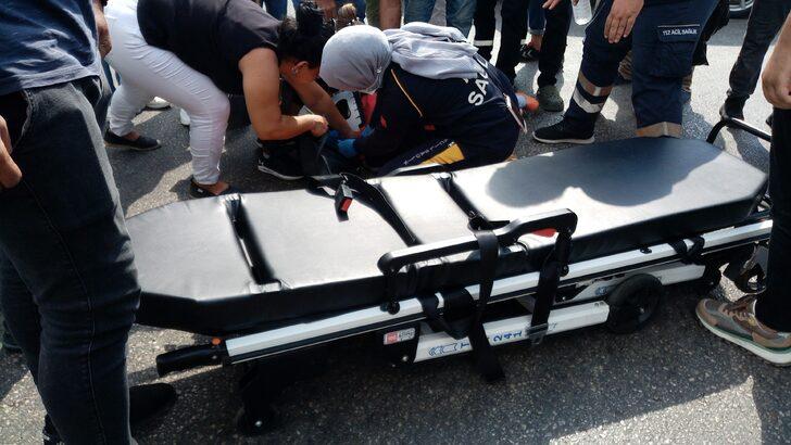 Adana'da otomobille çarpışan motosikletin sürücüsü yaralandı G2