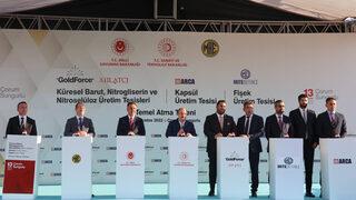 Çorum'da barut, fişek, kapsül üretecek tesislerin temel atma töreni gerçekleştirildi