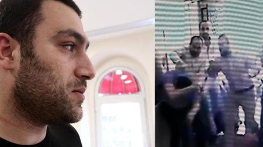 Esnafa dayak kamerada