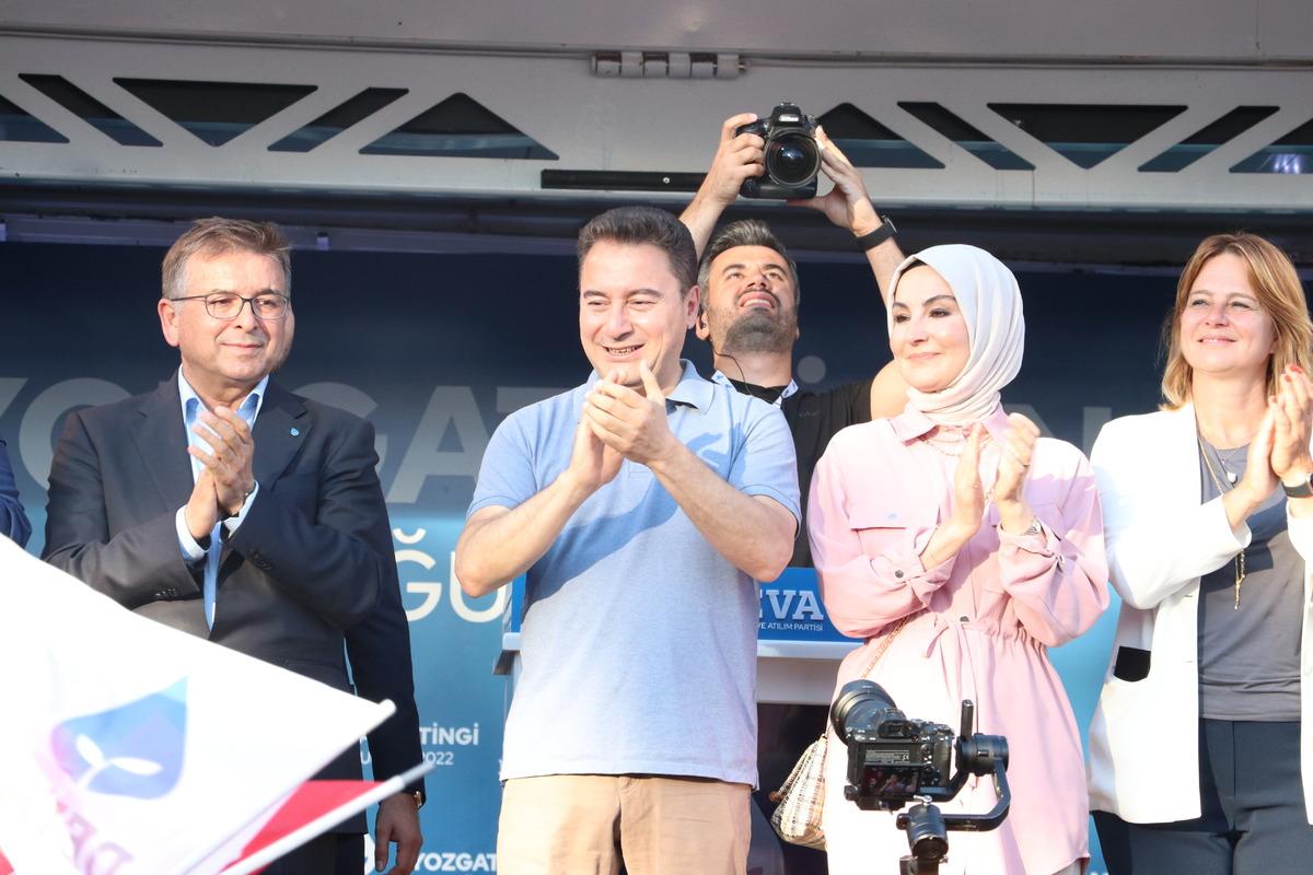 DEVA Partisi Genel Başkanı Babacan, Yozgat'ta mitinge katıldı