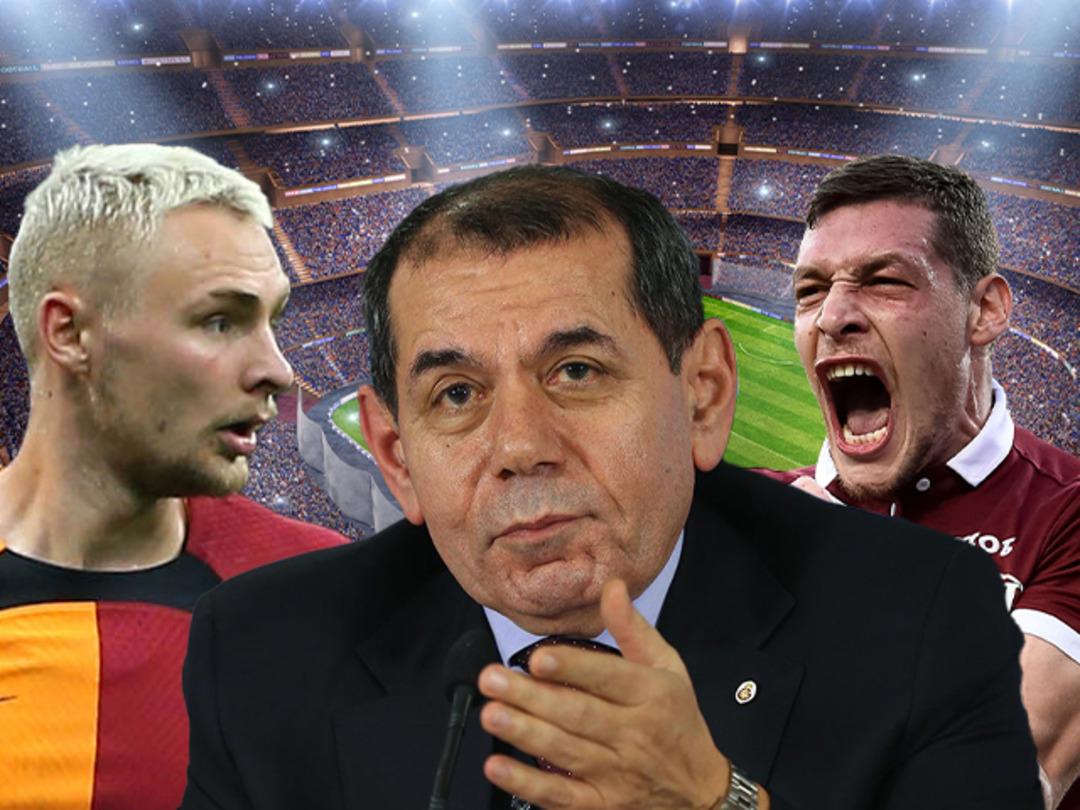 Son dakika: Canlı yayında resmen a&ccedil;ıkladı! Galatasaray Başkanı Dursun &Ouml;zbek'ten Victor Nelsson ve Andrea Belotti s&ouml;zleri...