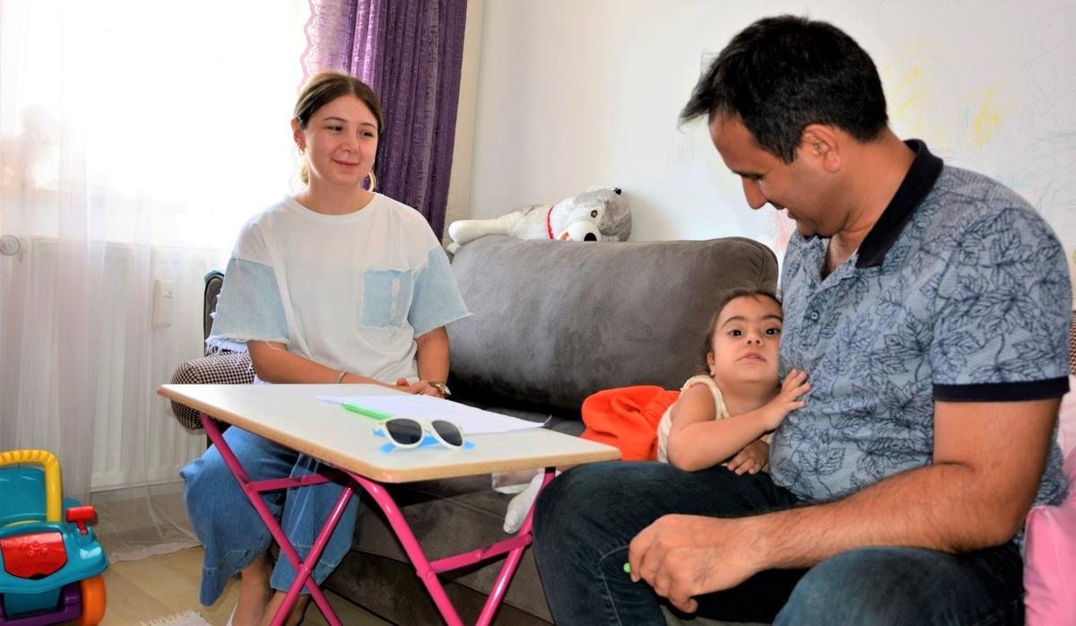 Samsun'da down sendromlu &ccedil;ocuklar i&ccedil;in evde eğitim hizmeti veriliyor