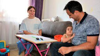 Samsun'da down sendromlu çocuklar için evde eğitim hizmeti veriliyor