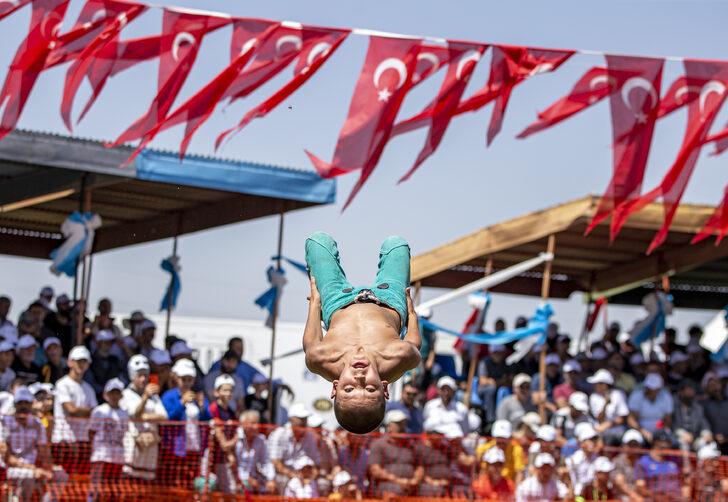 Geleneksel Erzurum Ovası Güreş Festivali, Erzurum'da başladı G1