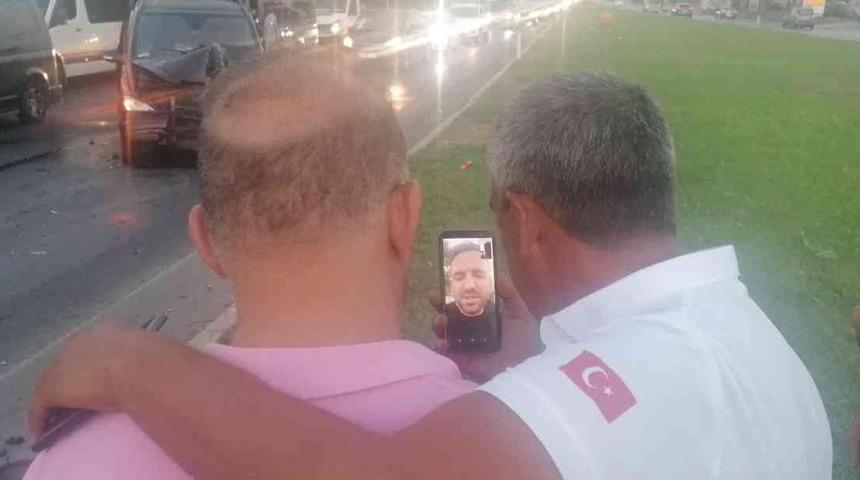 Kaza sonrası ilginç diyalog! Biri 'Uyumadım' dedi, diğeri ise patronuyla görüntülü konuştu