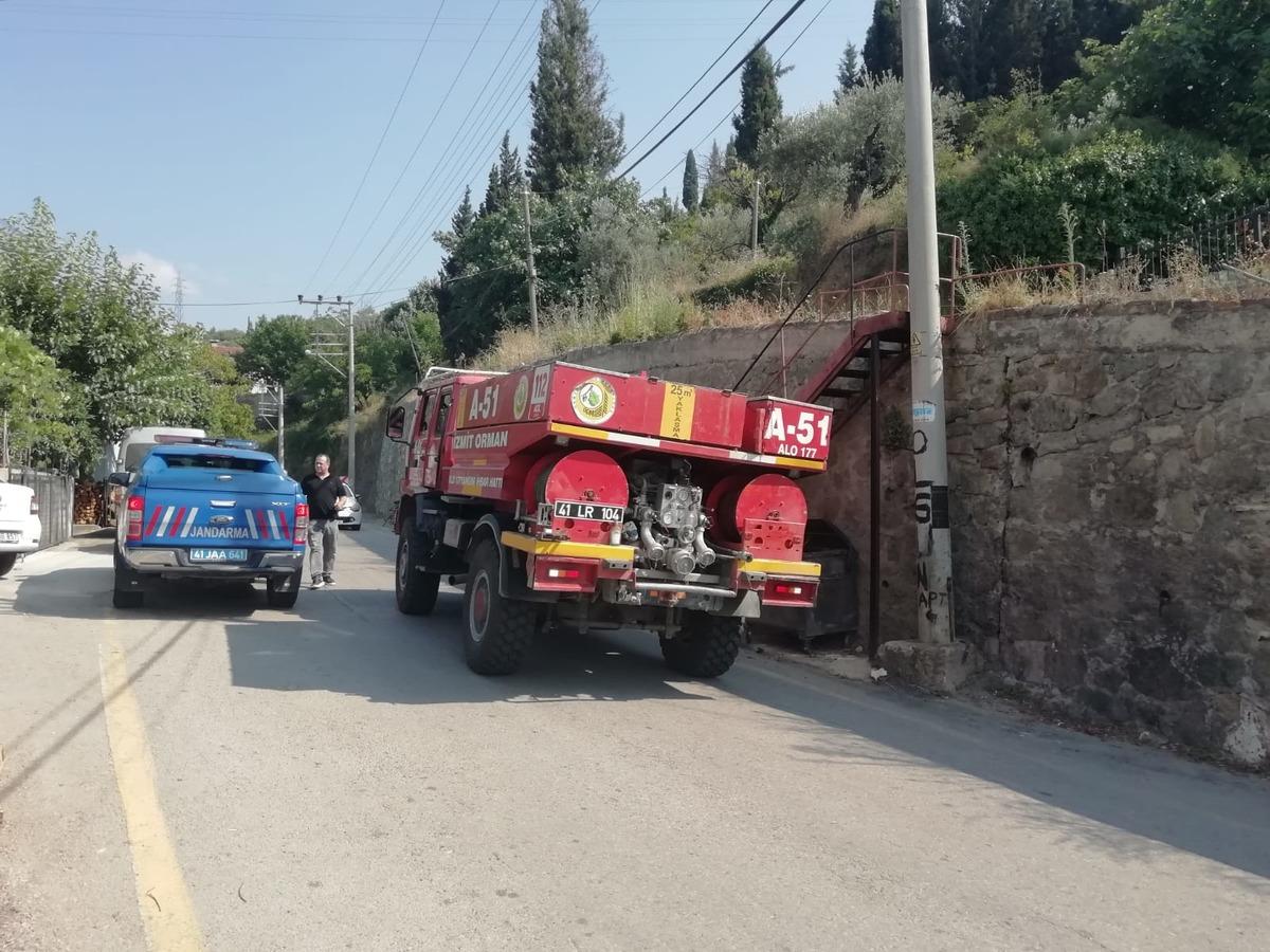 Kocaeli'de ormanlık alanda &ccedil;ıkan yangına m&uuml;dahale ediliyor