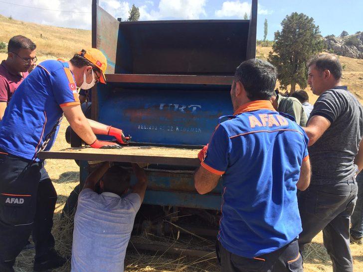 Kahramanmaraş'ta patoz makinesine düşen çiftçi öldü G1