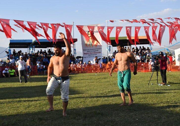 Geleneksel Erzurum Ovası Güreş Festivali'nde Rıza Yıldırım başpehlivan oldu G3