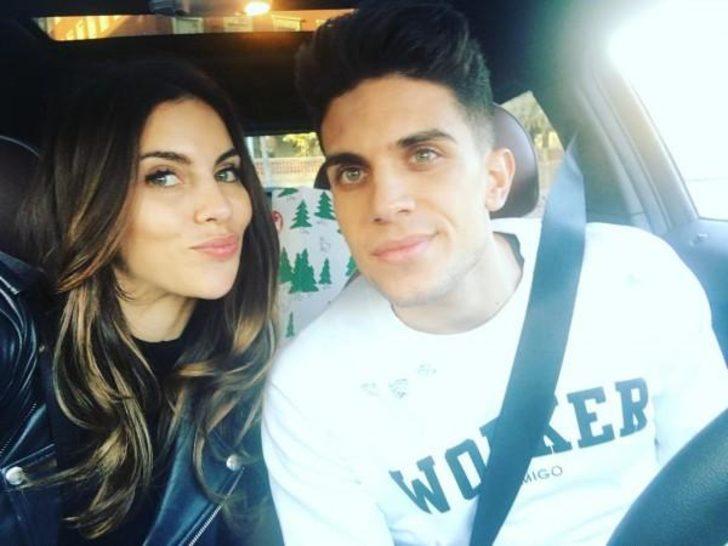 Trabzonspor'un yeni transferi Marc Bartra'nın eşi Melissa Jimenez'den cesur pozlar! Instagram alev aldı