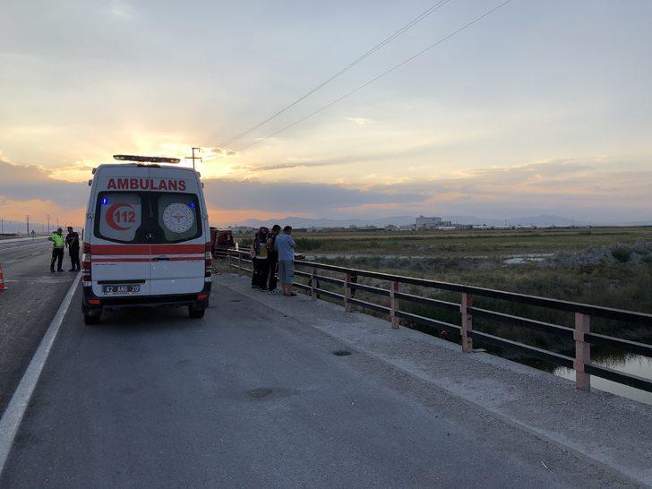 Konya'da sulama kanalına düşen otomobildeki 1 kişi öldü, 3 kişi yaralandı G2