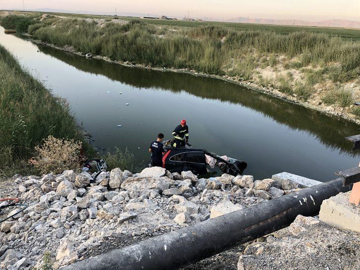 Konya'da sulama kanalına düşen otomobildeki 1 kişi öldü, 3 kişi yaralandı G3