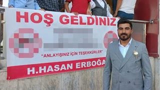 Aşiret düğününde ilginç pankart! Örnek oldu, takdir topladı