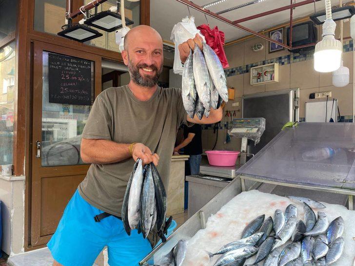 Sinop'ta sezonun ilk palamutları tezgahlardaki yerini aldı G3