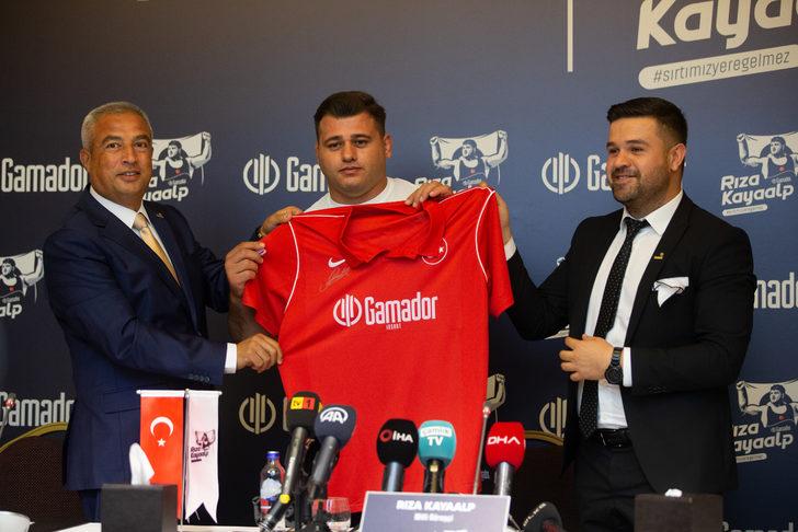 Gamador İnşaat, milli güreşçi Rıza Kayaalp'e sponsor oldu G1