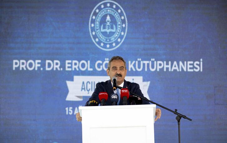 Milli Eğitim Bakanı Mahmut Özer, Prof. Dr. Erol Göka Kütüphanesi'nin açılışında konuştu: G3