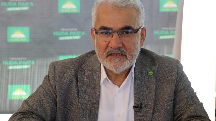 HÜDA PAR Genel Başkanı Yapıcıoğlu'ndan ittifak açıklaması: