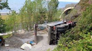 Eski milli futbolcunun babasına aitmiş! 30 metre kayıp 7 metre yüksekten düştü: 1 yaralı