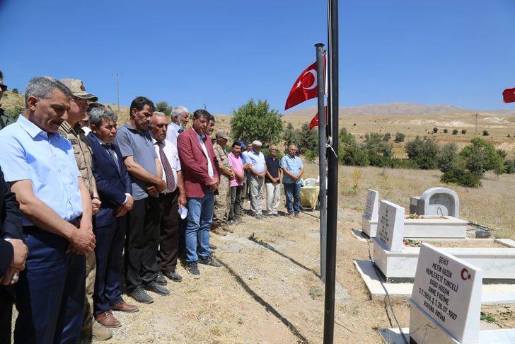 Tunceli'de teröristlerce şehit edilen 6 sivil ve 2 güvenlik korucusu anıldı G3
