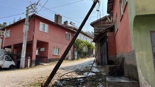 Kütahya'da sağanak bir köyde sele neden oldu
