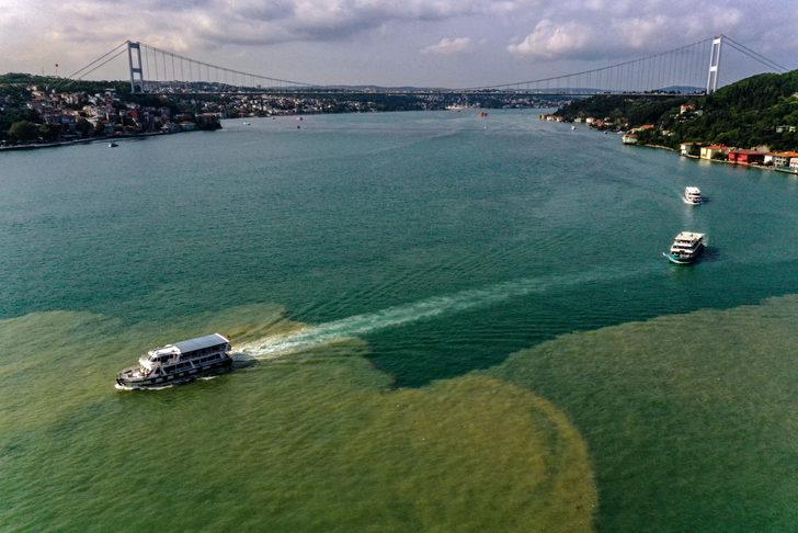 İstanbul Boğazı sağanak yağışın ardından renk değiştirdi G5