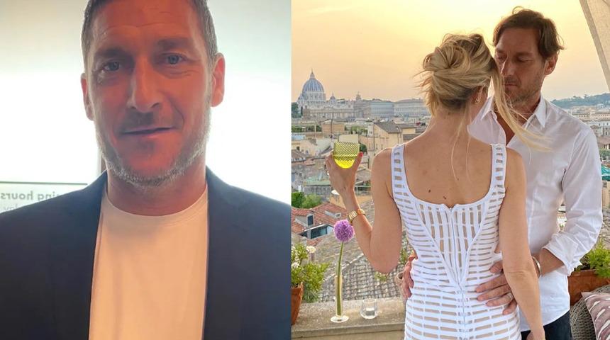 Totti'nin tek aşkı Roma kaldı! 20 yıllık eşi tarafından antrenörüyle aldatıldı...