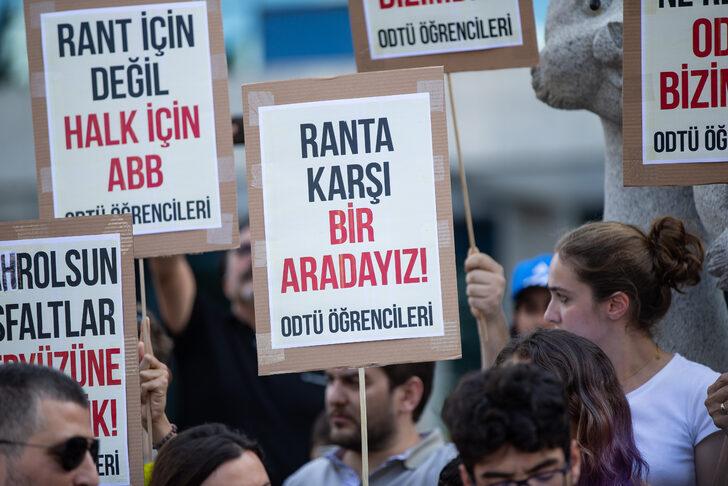 ODTÜ'lü öğrencilerden ABB'ye "yol" protestosu G4