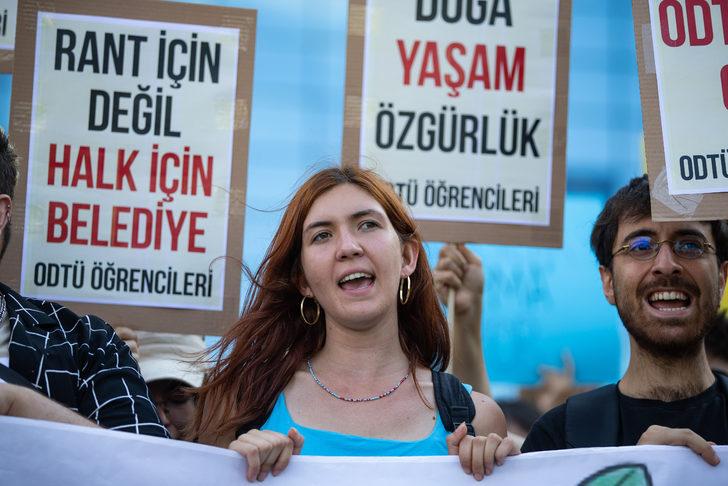 ODTÜ'lü öğrencilerden ABB'ye "yol" protestosu G5