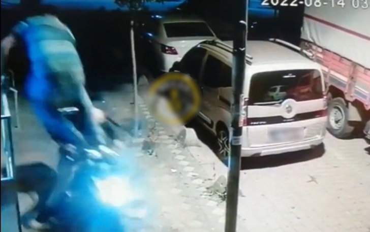 Böylesi görülmedi: Bir anda üzerine uçtu! Hırsızlık yapmak istedi, neye uğradığını şaşırdı G3