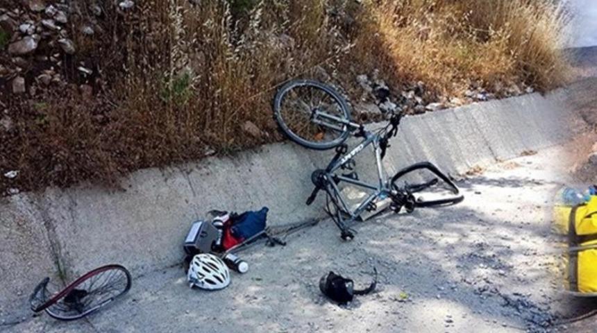 Muğla'da otomobilin çarptığı Fransız bisikletçi hayatını kaybetti