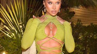 Sosyal medya fenomeni Loan Love, dekolteli elbisesiyle sosyal medyanın sınırlarını zorladı