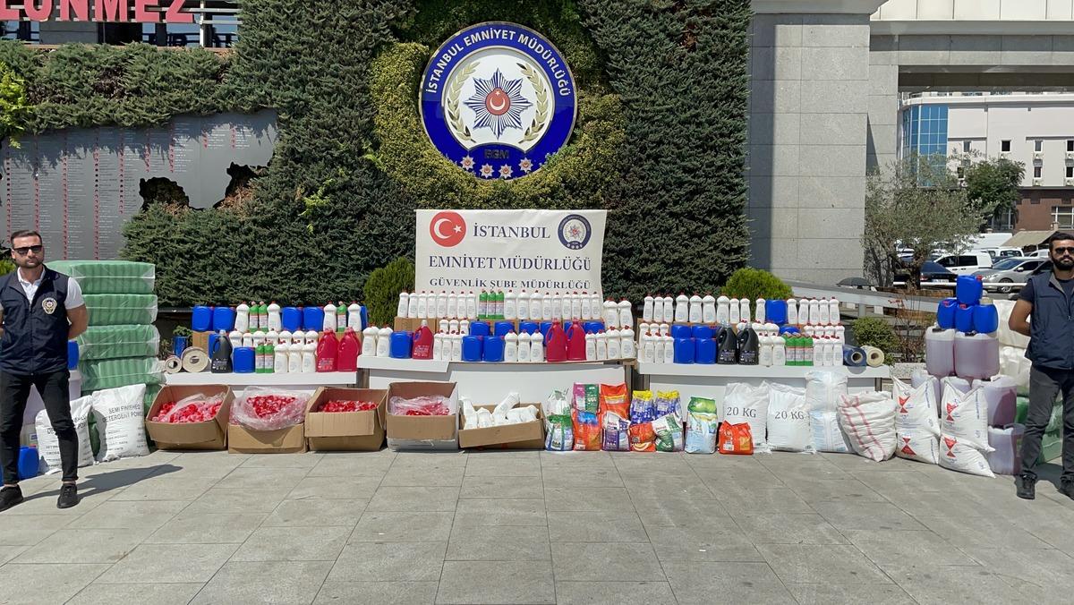 İstanbul'da sahte deterjan operasyonu