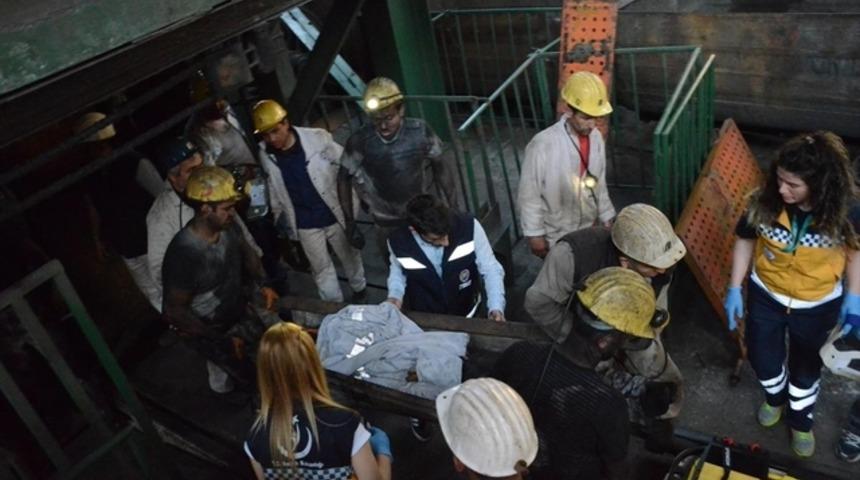 Zonguldak'ta maden ocağında göçük