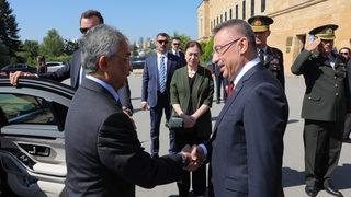 Malezya Kralı Sultan Abdullah Şah, Anıtkabir'i ziyaret etti
