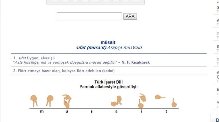 Kadınlardan TDK'ya "müsait" tepkisi