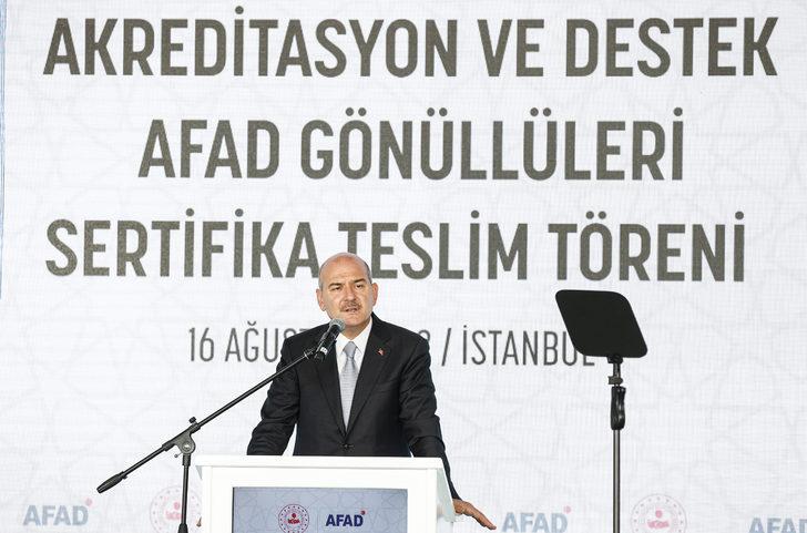 Bakan Soylu Akreditasyon ve Destek AFAD Gönüllüleri Sertifika Teslim Töreni'nde konuştu: G2