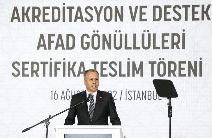 Bakan Soylu Akreditasyon ve Destek AFAD Gönüllüleri Sertifika Teslim Töreni'nde konuştu: G5