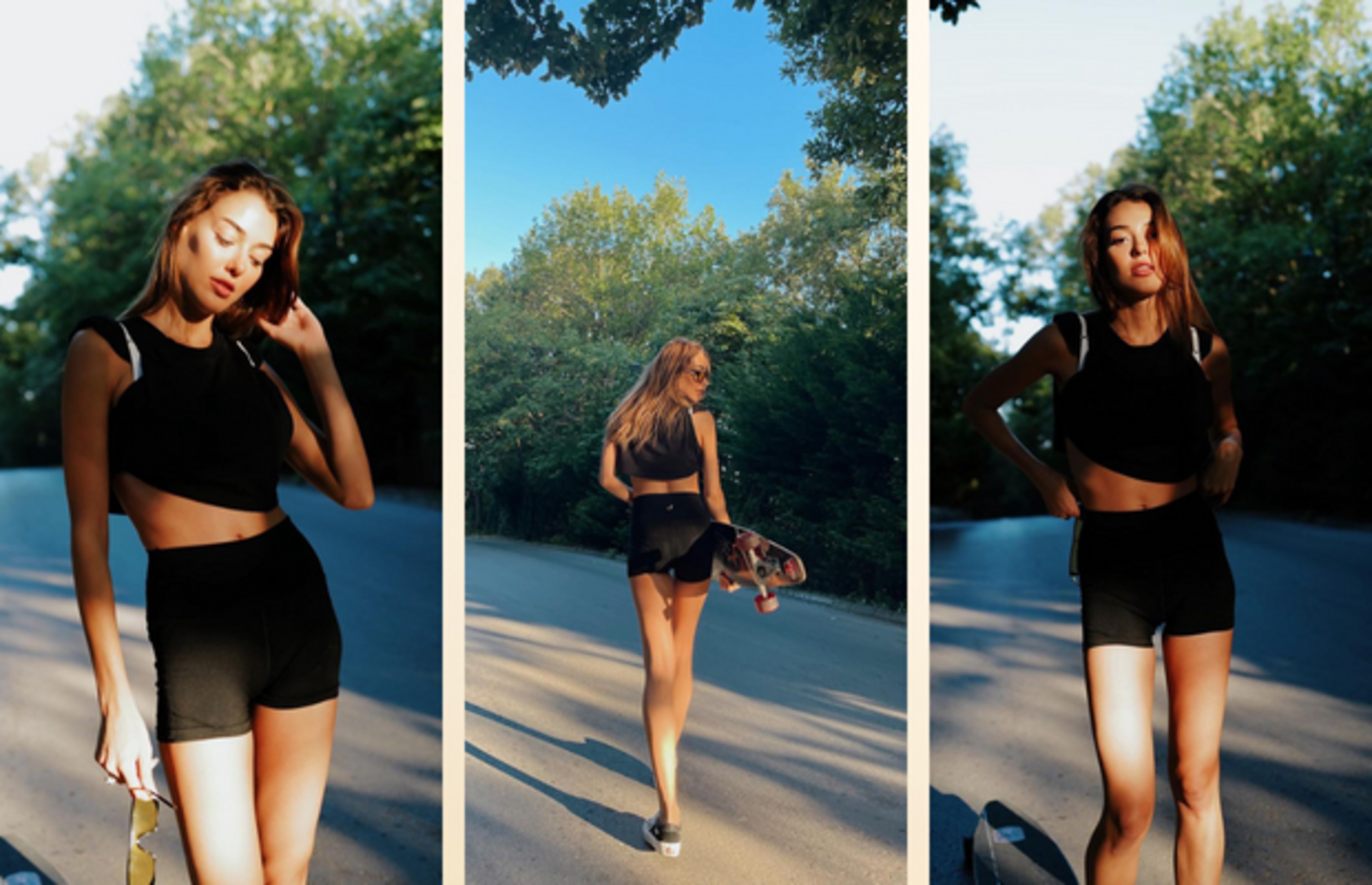 Dilan Çiçek Deniz'in kaykay sürerken giydiği kombinini beğenenlere alternatif öneriler