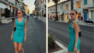 Duygu Özaslan'ın İtalya gezisinde giydiği elbiseyi sevenlere alternatif öneriler