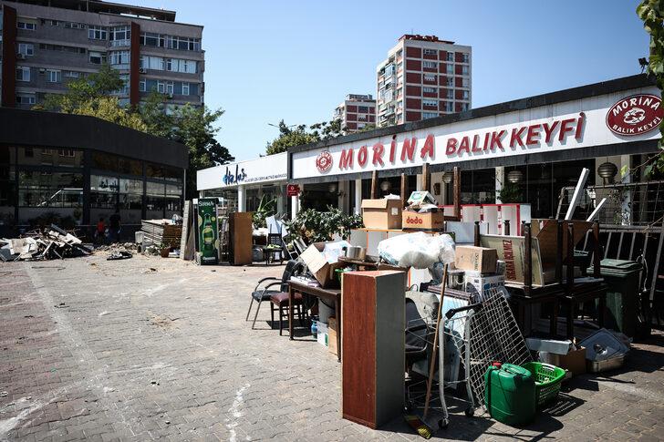 Bakırköy Belediyesince Zeytinlik'teki dükkanların yıkılması esnafın tepkisine neden oldu G3