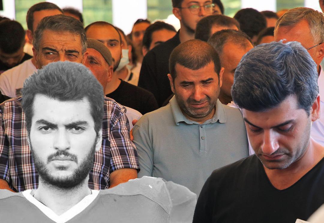 &Uuml;nl&uuml; oyuncunun kuzeniymiş! G&ouml;zyaşlarını tutamadı: Ankara'daki fırtınada hayatını kaybeden Taha &Ouml;zt&uuml;rk son yolculuğuna uğurlandı