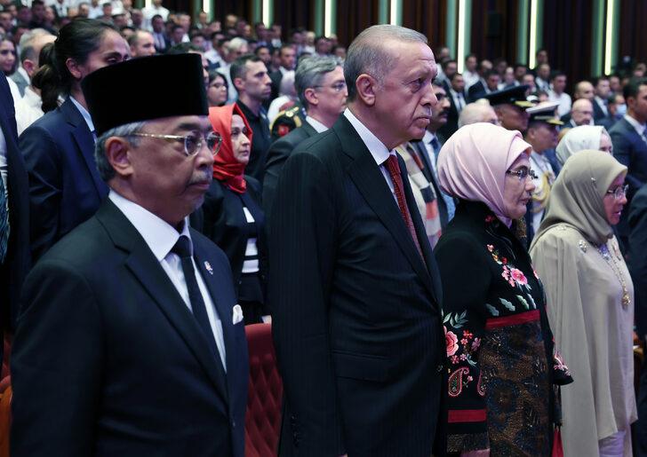 Cumhurbaşkanı Erdoğan, Malezya Kralı Sultan Abdullah Şah onuruna yemek verdi G3